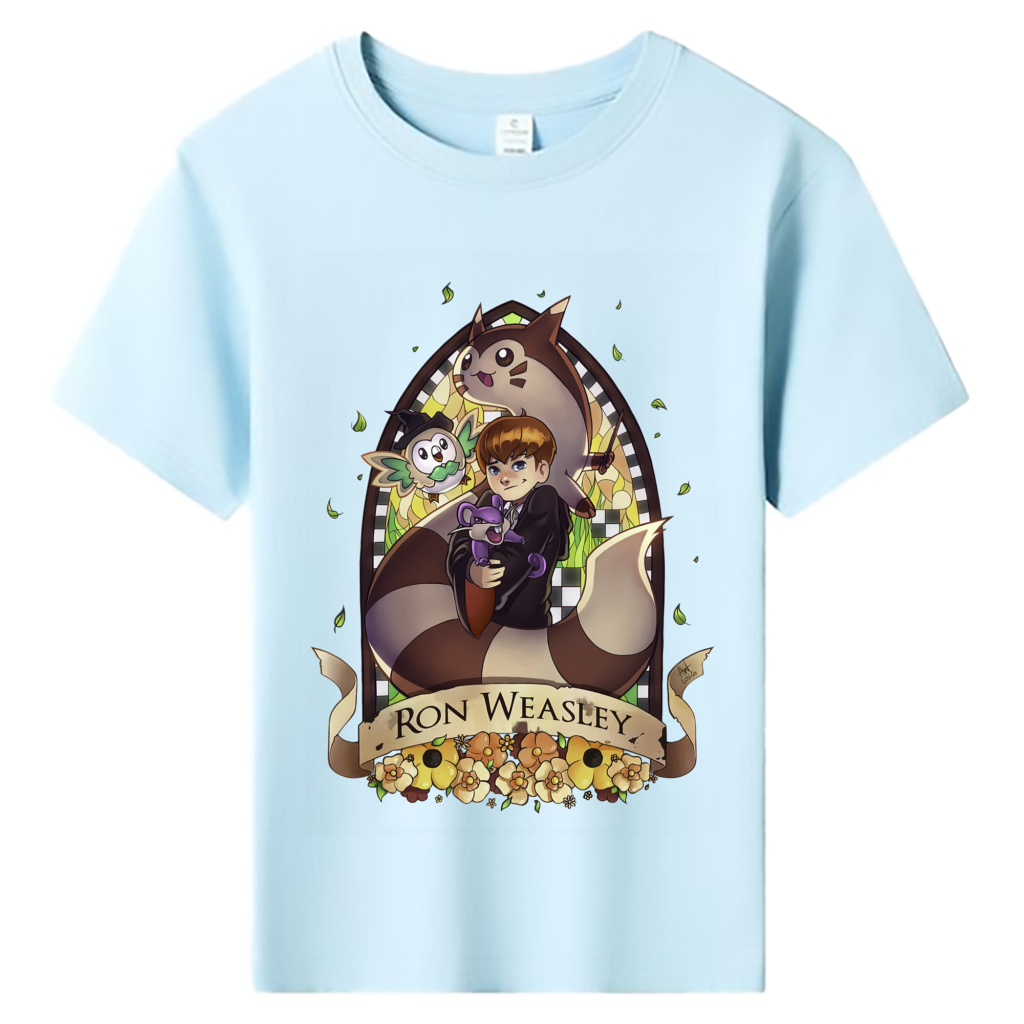 （画像用） Harry Potter ハリー・ポッターシリーズ 綿100％キッズTシャツ（フロントプリント）